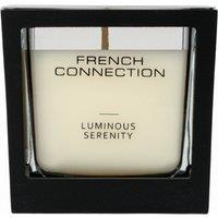 French Connection Black Wooden Surround Candle Luminous Serenity 200G (1-Wick) - FCC002BS