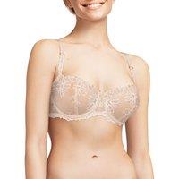 Chantelle Women's Champs Elysees Balconette Bra in Nude | Size: 32DD