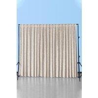 Neel Blue Velvet Backdrop - 3x3 Metres in Beige