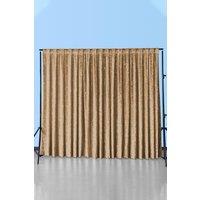 Neel Blue Velvet Backdrop - 3x3 Metres in Metallic Gold