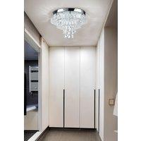 Double-layer Stainless Steel Crystal Ceiling Light