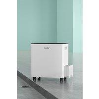 Living and Home 30L/Day Dehumidifier 3.4L Tank Quiet Operation Auto Defrosting with Washable Filter, Drain Hose in White