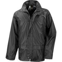 Result Core Men's Waterproof Jacket in Black | Size: 3XL