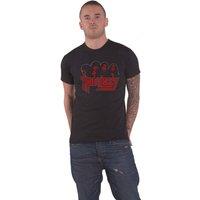 Thin Lizzy Men's Band Cotton Logo T-Shirt in Black | Size: 2XL