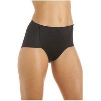 Camille Women's Two Pack High Waist Control Briefs in Black | Size: 18