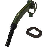 Pegdev Jerry Can Accessory Bundle Metal Spout & Rubber Seal for Pouring Leakproof Kit in Black