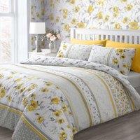 Velosso Memphis Cotton Rich Printed Duvet Cover & Pillowcase Set | Size: Double