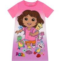 Dora The Explorer Girl's Nightdress in Pink | Size: 2-3 Years