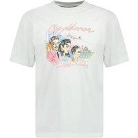 Casablanca Men's La Liaison Design White T-Shirt | Size: Small