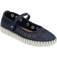 'Aurelia' Nubuck Flat Shoes