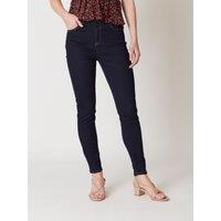 Cotton High-Rise Skinny Jeans