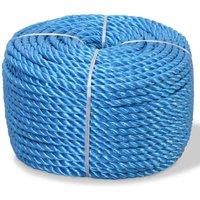 Berkfield Home Boat Rope Orange 2 mm 25 m Polypropylene in Blue