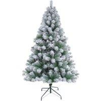 Marco Paul 6FT Snow Dusted Christmas Tree - Premium Artificial Spruce in Green
