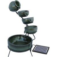 Monstershop Green 4 Tier Spilling Bowls Water Feature