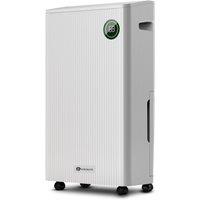 PureMate 25L/Day Portable & Compact Dehumidifier w/ 5.5 Litre Tank Capacity, Digital Display, Continuous Drainage, Laundry Drying & 24Hr Timer