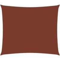 Berkfield Home Sunshade Sail Oxford Fabric Rectangular 4x5 m Terracotta in Orange
