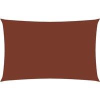 Sunshade Sail Oxford Fabric Rectangular 5x8 m Terracotta