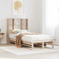 Berkfield Home Bookcase Bed without Mattress 90x190 cm Single Solid Wood in Brown