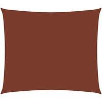 Sunshade Sail Oxford Fabric Rectangular 3.5x5 m Terracotta