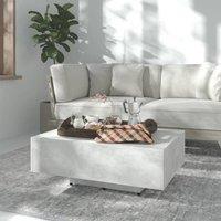Berkfield Home Coffee Table Concrete Grey 85x55x31 cm Engineered Wood | Size: 85 x 55 x 31 cm