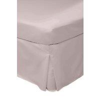 Belledorm Easy Care 200 Thread Count Cotton Polyester Percale Platform Valance in Light Pink | Size: King