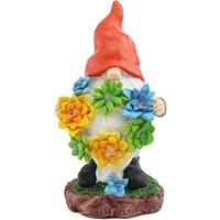 ILFD Group Ltd Solar Gonk Garden Ornament in Grey | Size: 12 Pack