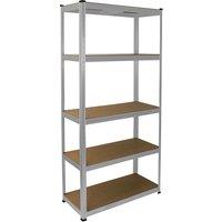 Monstershop Galvanised Racking Unit 90 x 40 x 180 in Silver