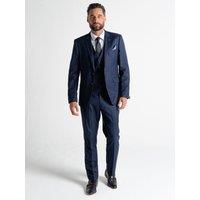 V2 Classic Men's Edward - Navy Three Piece Suit | Size: 40R