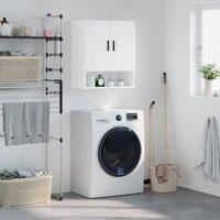 Berkfield Home Wall Cabinet White 60x31x70 cm Engineered Wood | Size: 60 x 31 x 70 cm