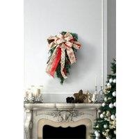 Artificial Christmas String Door Wreath