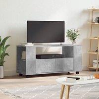 Berkfield Home TV Cabinet Concrete Grey 102x34.5x43 cm Engineered Wood