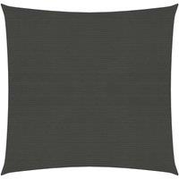 Sunshade Sail 160 g/m Anthracite 2.5x2.5 m HDPE