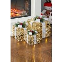 Set of 3 Christmas Decorative Gift Box