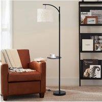 Arched Floor Lamp with Adjustable Shade