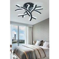 Modern LED Ceiling Light 6 Head Overlap & Interweave Arch LED Chandelier Lamp