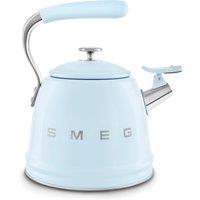 Smeg Whistling Kettle for Hobs, Stainless Steel, 2.3 liters, Pastel Blue | Size: A