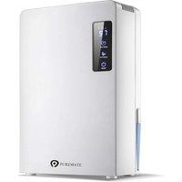 PureMate 2200ml Portable Dehumidifier for Damp, Mould, Moisture in Home, Kitchen, Bedroom, Caravan, Garage, Office in White