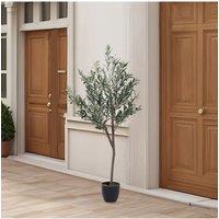 155Cm H Artificial Olive Tree in Pot for Decoration