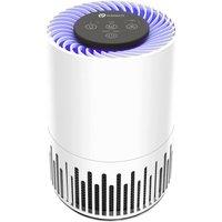 PureMate Air Purifier for Home, Quiet Air Cleaner w/ True HEPA Filter w/ 4 Speeds & Sleep Mode, Night Light, Odors Dust Mold for Allergens Smokers