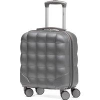 Flight Knight 45x36x20cm Hard Case Bubble Carry On Suitcase EasyJet Free Cabin Bag in Dark Grey