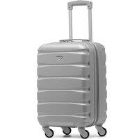 Flight Knight 55x35x25cm Suitcase Cabin Carry On Maximum Size for KLM & Air France in Silver