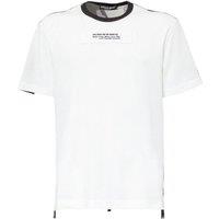 Crew Neck Short Sleeve TShirt - White Singlets