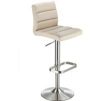 netfurniture Swank Adjustable Bar Stool Beige in Cream