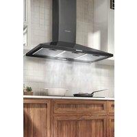 COMFEE 90cm Chimney Cooker Hood Wall Mounted Range Hood Extractor with LED