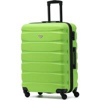 Flight Knight 25 Medium Suitcase Check-in Hold Luggage Hard Shell 4 Wheels TSA Lock in Green