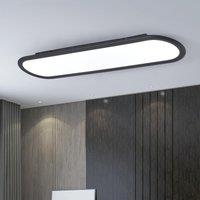 LED Ceiling Light 70cm Linear Ceiling Lamp Black