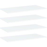 Berkfield Home Bookshelf Boards 4 pcs White 80x40x1.5 cm Engineered Wood