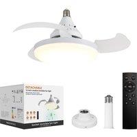 Ceiling Fans with Light Small Bladeless 40.64cm