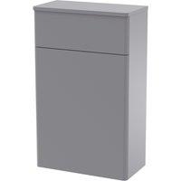 Balterley Bathroom Floor Concealed Cistern WC Toilet Unit, Satin Grey, 500mm in Grey