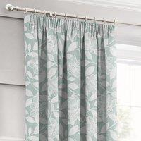 Intimates Serena Pencil Pleat Curtains in Pale Green | Size: 117 cm width x 183 cm drop
